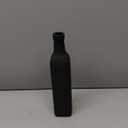 Restaurantware RW Base 16.9 Ounce Olive Oil Dispenser 1 Kitchen Oil Dispenser Bottle  With Stainless Steel Pourer NonLeaking Black Glass Olive Oil Pourer For Cooking Or Salad Dressings