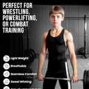 Exxact Sports Sublimated Adult & Youth Wrestling Singlet - Premium Powerlifting Singlet for Men & Boys, Unisex Singlets (Black Panther)