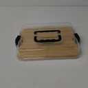 Bamboo Charcuterie Board with Lid & Carry Handle, Cheese Board with Buckle Locking, Engagement Gifts for Couples, Gifts Ideals for Wedding, Housewarming, White Elephant, Bridal Showers, Christmas