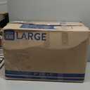 HIGOGOGO Papasan Chair Cushion with Corduroy Cover (Without Chair), 48 x 48 Inch Supportive Cushion, Overstuffed Chair Cushion,Dark Grey