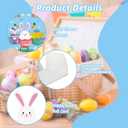 8 x Easter Money Box for Cash Gift Pull - Surprise Gift Box for Kids Boys Girls - DIY Money Pull Box with 100Pcs Transparent Bags - Easter Money Gift Ideas for Women Men - Blue