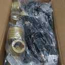 Jumbo C9 Christmas Pathway Lights Outdoor - 2 Pack Total 17 Feet 10 LED C9 Walkway Lights, Multicolor Jumbo Light Christmas Bulb Light Outdoor Decorations for Lawn Holiday Outside Yard Garden