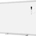Amazon Basics Magnetic Dry Erase Whiteboard, 24" x 18", Aluminum Frame, Silver/White, Presentation Board for Writing Notes