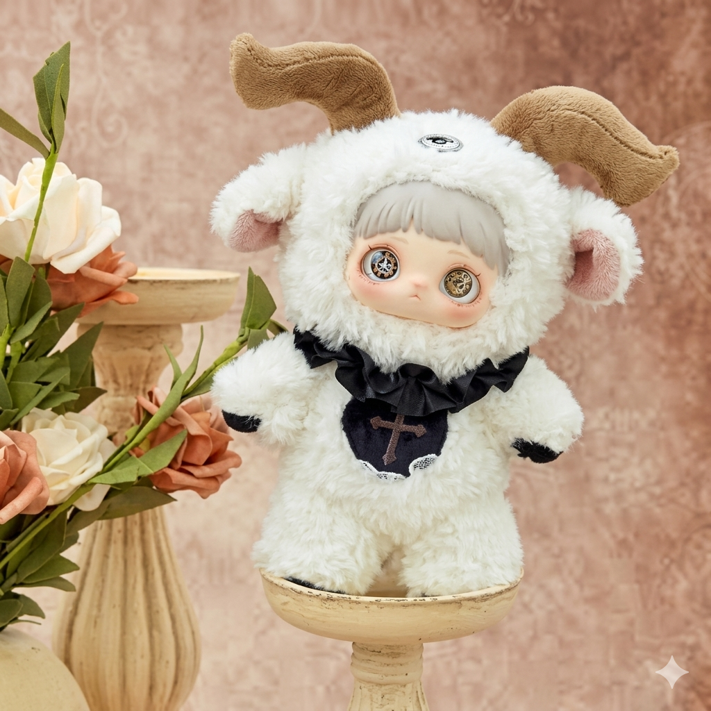 CALEMBOU Plush Blind Box, Cute Maymei Dark Forest Series Stuffed Blind Box Doll, Kawaii Mystery Vinyl Plush Toys Collectible for Birthday Gift (1pc)