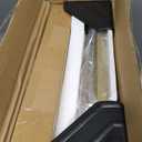 VASAGLE Bookcase, 4-Tier Bookshelf, Slim Shelving Unit for Bedroom, Bathroom, Home Office, Tempered Glass, Steel Frame, Metallic Gold ULGT28G (4 Tiers (15.7"W x 37.4"H))