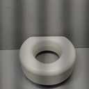 HealthSmart Toilet Seat Riser for Comfort and Elevation, Fits Most Toilets