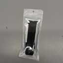 DaQin Ocean Band for Apple Watch Ultra 3/Ultra 2/Ultra 49mm 46mm 45mm 44mm 42mm Men, Soft Silicone Breathable Waterproof Sport Wristband Strap for iWatch Series 11 10 9 8 7 6 5 4 SE 3 2 1, Black