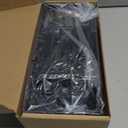 Cisily Kitchen Sink Caddy Organzier with High Brush Holder, Sponge Holder for Sink, 304 Rustproof Stainless, Kitchen Countertop Soap Dispenser Organizer, Kitchen Decor and Accessories (9.25, Black)