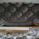 Beistle 3-D Prom Throne Prop  Silver Cardboard Chair Backdrop, Elegant Photo Booth Party Decoration for Galas, Birthday Parties, Dances, Special Ceremonies, and Special Events, 7' 1" x 3' 9"