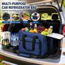 Electric Cooler for Car, Portable 25L Electric Cooler Outdoor Heating Food Warmer Bag Car Cooler Bag Soft Cooling for Camping Beach Travel Car, Car Cooler Plug in