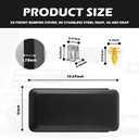 2PCS Front Bumper Cover Replacement OEM#JL3Z17E810AB,Front Bumper Guard Pad Compatible with Ford 2018-2020 F-150 Bumper Parts,Insert Bumper Guards for Cars Car Accessories