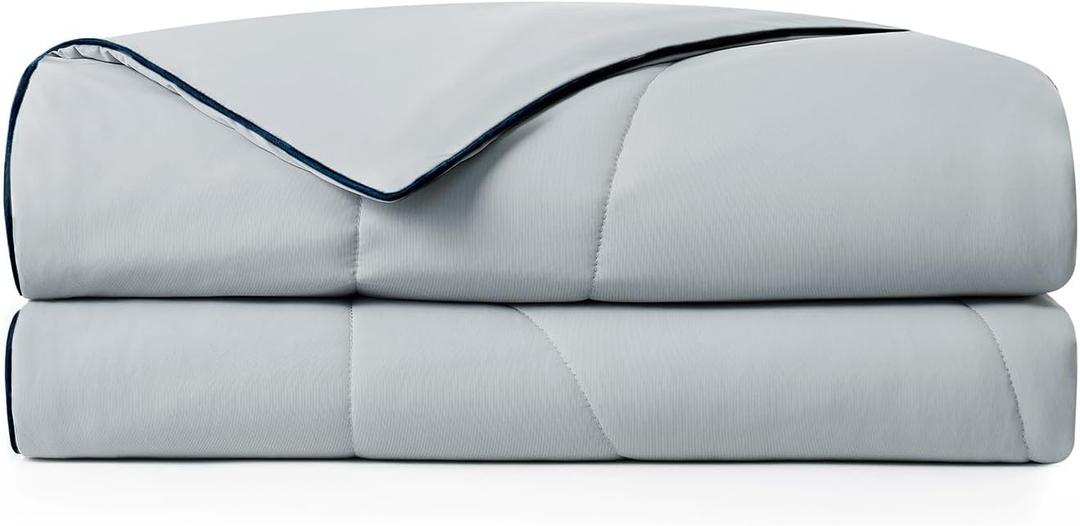 Dream Valley Outlast Queen Cooling Comforter, NASA-Grade Instant Cooling Blanket for Hot Sleepers, Luxurious Comforter for All Season, Cool Grey, 90"x90"