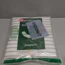 JELLYMONI Striped Duvet Cover Set - Twin Size 100% Cotton - 2PCS White & Grey Vertical Stripes Bedding - Hidden Zipper Closure & 8 Corner Ties - Breathable Comforter Cover for Bedroom