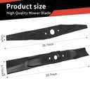 deawater 72531-VE2-020, 72511-VE1-020 Compatible with Honda Mower Blade 21" Deck HRB215 HRB216, HRB217 HRM215 HRR216 HRS216 HRT216 Lawn Mower