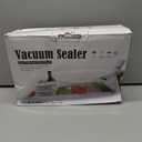 Vacuum Sealer for Food, Handheld Saver Compact Vacuum Sealer Machine with 30 Reusable Bags for 10X Preservation & Fresh (White)