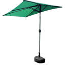 Habrur Parasol Patio Umbrella Outdoor Umbrella Patio Umbrellas Outdoor Umbrella with Crank for Pool Backyard Deck Beach Umbrella Shade (Color : A, Green)