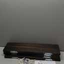 24 Inch Floating Shelves for Wall Rustic Brown Wood Wall Shelves for Bedroom Set of 4