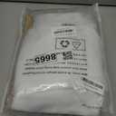 YoungsTex 72 Inch Length White Linen Curtains for Living Room 2 Panels, Rod Pocket Back Tab Semi Sheer Drapes for Light Filtering Window Treatments for Bedroom Dining, 52 X 72 Inch