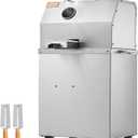 VEVOR Electric Sugar Cane Juicer, 750W Sugarcane Juicer Machine with 661LBS/H High Output, 3 Stainless Steel Rollers, 2.4" Large Inlet, Sugarcane Juice Extractor Squeezer on Wheels for Home/Commercial