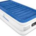 SoundAsleep CloudNine Series Raised Twin XL Air Mattress, Dual Smart Pumps | Dual smart pumps maintain firmness all night with 3 settings; SureGrip bottom helps create a stable guest bed for one sleeper