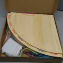 Stuffed Animal Storage Hammock, Wood Stuffed Toy Holder, Playroom Nursery Toy Storage Organizer, Decorative Wall Hanging Caddy Corner Stuffed Animal Net, Soft Toy Net for Kids Room Dcor