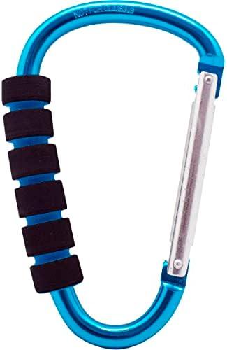 Large aluminum carabiner 6IN NOT FOR CLIMBING 852755005287