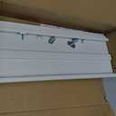 JEACENT Portable Air Conditioner Sliding Door AC Vent Kit, Universal Adjustable PVC Balcony Seal Kit Plates Up to 90 Inches, for 5.1" and 5.9" Diameter Portable AC Exhaust Hose (3Pcs)