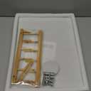 2 PCS Nesting Stone Drying Mat for Kitchen Counter,Equipped Dish Rack,Tableware Drying Mat Set,Diatomaceous Earth MaterialSuitable for Plates,Cups and Any Kitchen Utensils (Grey)