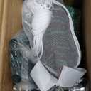 Grezone Walk-in Greenhouse Upgraded Green House with Dual Zippered Screen Doors & 6 Screen Windows Heavy Duty Plastic Plant Warm House with Reinforced Frame (10x7x7 FT)