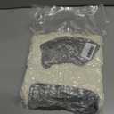 2-Pack Reusable Shoe Washing Machine Bags | 360 Deep Clean, Durable with Shield System & Snag-Proof Zipper for Sneakers, Tennis, Gym Shoes, Cream