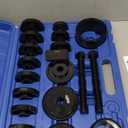 Orion Motor Tech Wheel Bearing Press Kit for Front Wheel Drive Bearing Removal & Installation, 24pc Wheel Bearing Puller Tool Set with Sliding Screws Universal Bushings Sleeves (Blue)