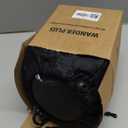 WANDER PLUS Travel Neck Pillow, Pure Memory Foam Neck Pillow for Airplanes, Comfortable Breathable Cover, 360 Degree Support Ergonomic Design Best for Sleeping Plane Train Travel Essentials Max Black