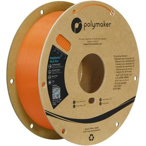 Polymaker High Speed PLA Pro Filament 1.75mm, Orange PolySonic PLA Pro 3D Printing Filament 1kg - Stronger Fast Printing 3D Printer Filament Compatible with Most Printers