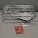 Hanging Shower Caddy, 304 Stainless Steel Shower Organizer with Towel Bar & Hooks, Over Shower Rod, Towel Bar or Glass Panel Storage Basket with Soap Holder, Rustproof Bathroom Caddy, 2 Pack