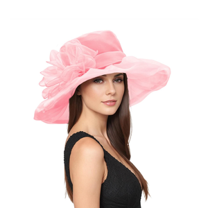 Zando Kentucky Hats Derby for Women 2025 Elegant Tea Party Hats Organza Victorian Church Wedding Fascinator Hat Zando Kentucky Hats Derby for Women 2025 Elegant Tea Party Hats Organza Victorian Church Wedding Fascinator Hat