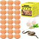 24 Pack Natural Snake Repellent, Snake Repellent for Outdoor Yard Garden House | Long-Lasting Protection | Safe for Dogs and Children