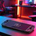 HEYSTOP Switch 2 Clear Case Compatible with Nintendo Switch 2, Switch 2 Dockable Case with 4K HD Screen Protector, PC Protective Cover with Joy-Con Grips and 6 Thumb Grips