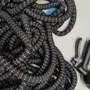 100 ft Flexible Garden Hose with 10 Spray Nozzle-Heavy Duty Superior Strength 96D Material Garden hoses -5-Layer PTE Latex Core - Lightweight Water hoses- Extra Strong Brass Connectors Garden hose
