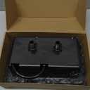 RV Exterior Shower Box Kit with Lock for Outside, Outdoor Non-Metallic RV Accessories for RVs, Fifth Wheels, Motorhomes, Travel Trailers, Campers - Black