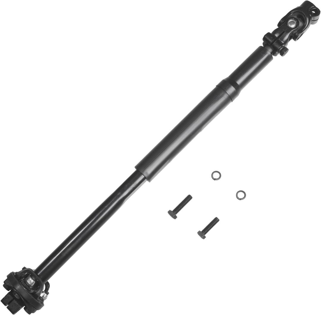 AUQDD Steering Shaft w/U Joint Coupler Fit for 92-96 Fo-rd Bronco F-150 F-250 [1997 F-250 HD ] 92-97 F-350 [95-03 Ford Windstar ](Steering Column Replace # 425-350 425-353 F7TZ-3B676-AA F7TZ3B676AA)