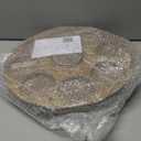 THYGIFTREE Rotating Coffee Syrup Organizer for Countertop, 9-Bottle Wooden Syrup Rack & Bottle Holder for Coffee Bar Station, Turntable Display Stand, Brown