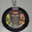 OXO Enhanced 12" Frying Pan Skillet, PFAS-Free Ceramic Nonstick, Durable Hard Anodized Cookware, Scratch Resistant, Stainless Steel Handle, Good Grips, Dishwasher & Oven safe, Black