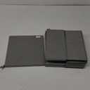 Criusia Drawer Organizer Clothes,16 Pack Underwear Drawer Organizers, Foldable Closet Organizers and Storage Dresser Drawer Dividers Clothing Organizer for Clothes, Socks, Scarves, Bra, Ties (Grey)