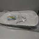 Babylush Wipeable Changing Pad for Dresser,Easy to Clean and Non-slip Waterproof Changing Pad with Adjustable Safety Strap,Comfortable EVA Foam,27x17 InchGrey