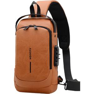 Sling Bag for Men | Anti-theft Crossbody Bag - Crossbody Shoulder Chest Bag | Anti-Theft
