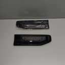 2pack OEM 2019-2026 Duramax Truck Turbo Vent Emblem Right Left 3D Nameplate Badge Replacement for Sierra 1500 86532091 (Gloss Black)