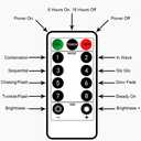 2 x Fairy Lights Battery Operated,Silver Wire Chains 8 Mode 16Ft/5Meter 50 LEDs Timer String Lights with Remote Control for Bedroom Christmas Party Wedding Decoration(Warm White)