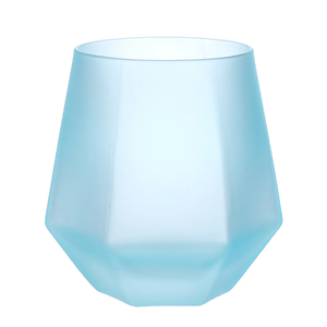 Wine2Go Diamond Silicone Wine Glasses, 9oz, 2Pcs.