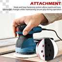 5-Inch 8-Hole Backing Pad Hook and Loop Sanding Disc, for RS034 ROS10 ROS20VS Random Orbit Sander