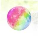 Moon Mirror Wall Decor 40cm Glow-in-The-Dark Sticker Aesthetic Wall Decals for Boys and Girls Room